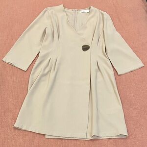 AngelEye Collection London beige / tan Midi Dress